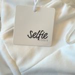 Selfie Leslie  White Ruffle Cocktail Dress One‎ Shoulder Party XS Size 6 US 4 Photo 8