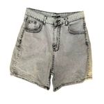 Nasty Gal Acid Wash High Rise Denim Shorts Photo 1