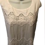 Karen Scott Gretchen Scott The Wave Sheath Dress White Sz. L Coastal Cruise Baby Shower Diva Photo 6