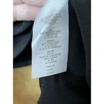 Dennis Basso  Women Size M Black Shirt Eyelet Drawstring Blouse 3/4 Sleeve‎ Photo 4