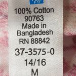 Woman Within  Sleeveless Tunic Pink Patterned Tank Top New 14/16 Photo 5