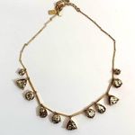 Kate Spade New York Gold Glitter Vegas Jewels Sparkle Statement Necklace Photo 0
