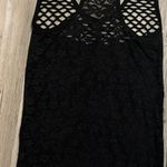F & F One Size Tank fish net tank with lace back, pit to pit 11, stretch to 19 length is 22 Photo 1