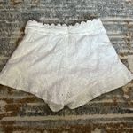 DO+BE White Ruffle Shorts Photo 1