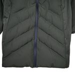 BCBGeneration Womens S Mixed Media Hooded Quilted Jacket in Loden NEW Photo 5