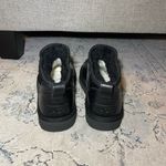 UGG  Leather Ultra Mini Boots Black Photo 5