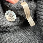 margaret o'leary Cashmere Turtleneck Sweater Dress Black Gray Size Medium Photo 10