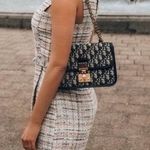 ZARA Bloggers favorite tweed diamond chain shoulder dress Photo 6