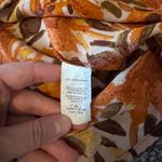 Dress Up Floral Orange Women's Blouse Photo 3