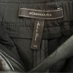 BCBGMAXAZRIA  Faux Leather Paperbag-waist Shorts In Black Size‎ XS Buttery Soft Photo 5