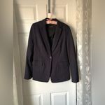 Banana Republic  dark navy blue polka dot Blazer women’s jacket size 6 Photo 8