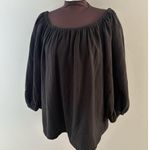 Tommy Bahama  Top Size XL Black Island Gauze Off Shoulder Lagenlook Beach Oversz Photo 0