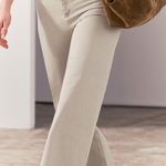 ZARA Tan Marine Straight Jeans Photo 0