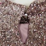 Cable & Gauge  Blush Pink Sequin Mock Neck Sleeveless Top Size Medium Photo 5