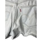 Levi's Levi’s Pinstripe‎ High Waisted Mom Shorts Size 32 Photo 5