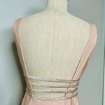 Watters and Watters Pink Formal Gown, Low Back, Rhinestone Back Straps, size 4 Photo 4