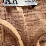 ZARA  Blush Pink Textured Jumpsuit Photo 3