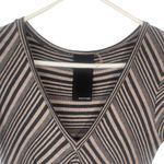 Heather Women's Size Small Tall Black Brown Earth Tones Viscose Modal Maxi Dress Photo 3