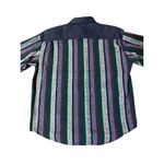 Vintage 90s Huntington Ridge Denim Shirt Womens M 1993 Striped Button Up Blue Size M Photo 3