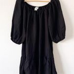 Tommy Bahama St. Lucia Linen Blend Off The Shoulder Mini Dress in Black Photo 2
