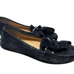 Lauren Ralph Lauren Bayleigh Womens Black Suede Flats Size 8B SKU 6858 Photo 3