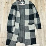 Monteau , Woman’s, Coatigan, With Hood cardigan black gray side small oversized Photo 3