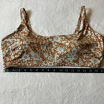 Everlane Square Neck Floral Bikini Top Size XXL Vacation Colorful Resort Summer Photo 12
