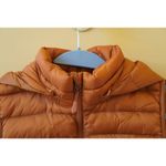 32 Degrees Heat Thermal Lightweight Puffer Vest Detachable Hood Orange Size XS Photo 6