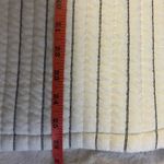 ZARA Ribbed Cream Quilted Sweater with Button Detail Photo 4