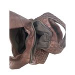 Kompanero Woven Leather Shoulder Bag Brown Cognac Large Boho Artisan Hobo Tote Photo 9