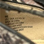 JUST FAB Snakeskin Lace-Up Stiletto Heels size 7 1/2 Photo 6