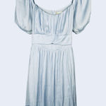 Altar'd State Altr’d State‎ Light Blue Puff Sleeve Babydoll Mini Dress Large Cottagecore Boho Photo 0