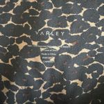 Varley Let's Move Mid Rise Leggings Leopard Animal Print 7/8 Gray Tan Small Photo 5