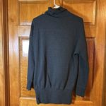 Lucy Charcoal Cowl Neck Tunic Sweat shirt Sz Med Photo 3