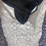 Umgee black baby doll boho peasant top vneck dress size small Photo 2