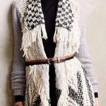 Anthropologie Moth Alba Fringe Sweater Cardigan Photo 0