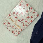 Free People Blue Embroidered Tassel Tank Top Boho Sleeveless Blouse Size L Photo 6