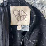 SO  Black and White Checkered Skirt Photo 4