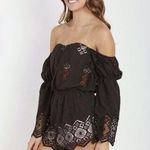 Stone Cold Fox NWT  “Aden” Cotton Lace Romper size 1 (US 2) Photo 0