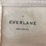 Everlane  Womens The Luxe Rib Scoop-Neck Tee Top Pima Cotton White XL Photo 2