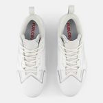 New Balance White Silver FuelCell Romero Duo Comp Softball Cleats Photo 5