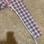 J McLaughlin Yara Pant Winthrop Plaid Cream Black Red White Size 6 Photo 14