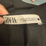 ZARA  One-Shoulder Black Ruffle Top | Size M Photo 3