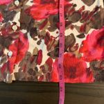 Talbots  Womens Cardigan Sweater Floral Print Button Up Knit Top Size L Feminine Photo 8