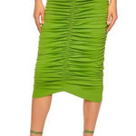 Susana Monaco  
Ruched Midi Skirt - Forest $218MSRP Photo 0