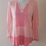Lucky Brand  coral place scarf top size large Photo 1