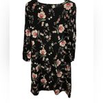 Kaari Blue  Pastel Dark Boho Whimsical Fairycore Floral Cutout Sleeve Mini Dress Photo 4