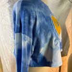 SheIn  Blue Tie-Dye Long Sleeve with Yellow Smile Graphic Photo 10