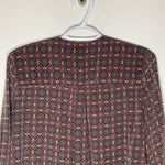 Liz Claiborne  oriental print silk blouse size 4p Photo 3