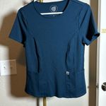 Perilla Two Front Pocket Scrub Hospital Medical Nurse Doctor Size XS EUC #0065 Blue Photo 1
